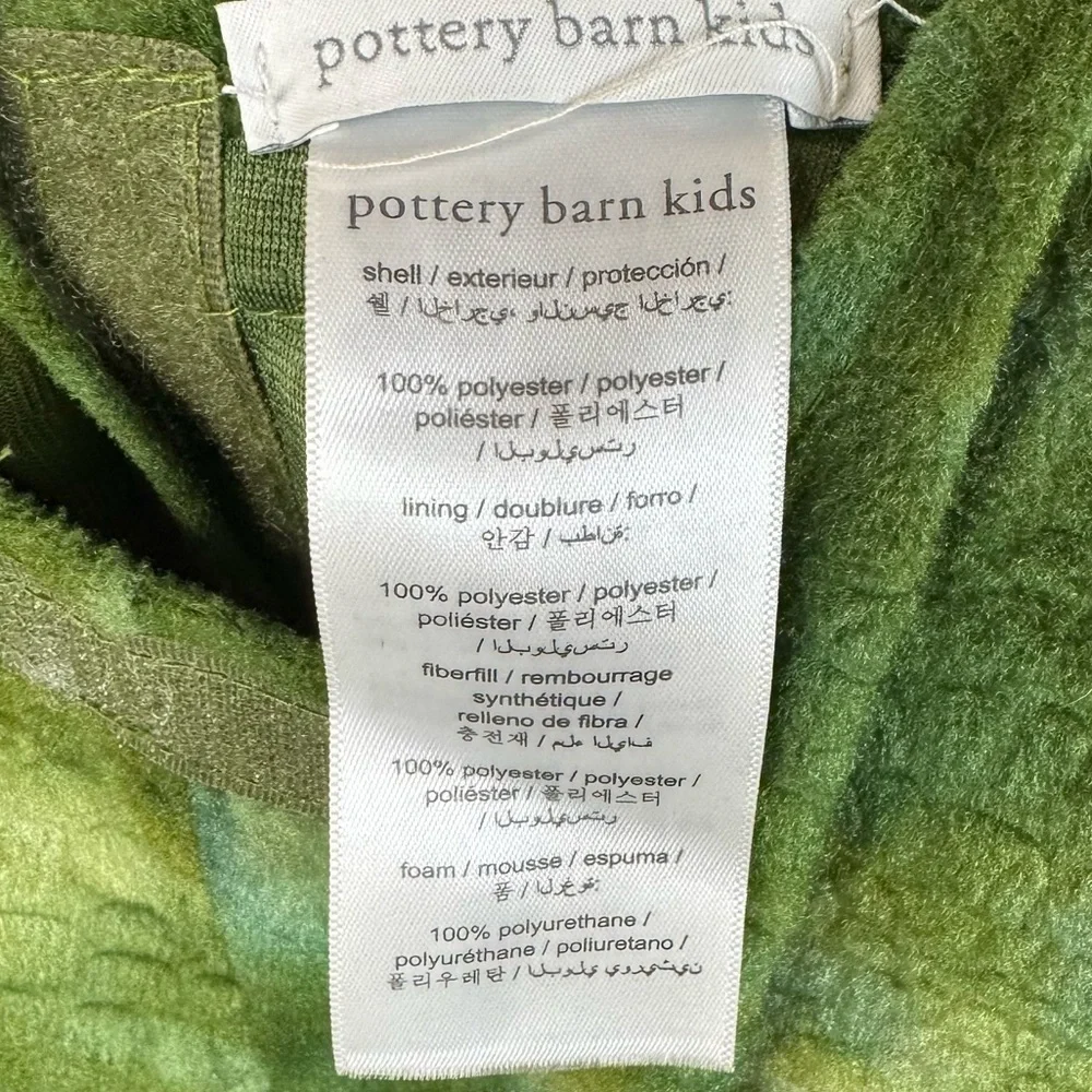 Pottery Barn Kids Green T-Rex Light Up Halloween Costume 4-6 - Picture 10 of 11